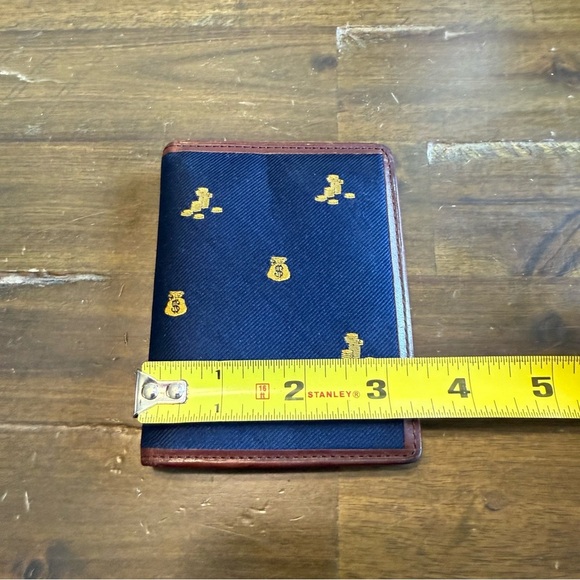 Polo Ralph Lauren Bi-Fold Wallet Embroidered Coin Money Leather Card Holder - Picture 7 of 7